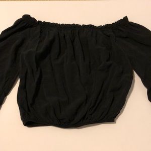 Brandy Melville off the shoulder long sleeve top